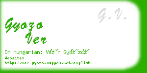 gyozo ver business card